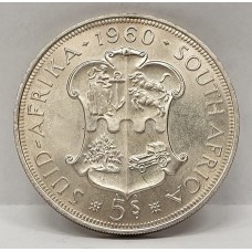 SOUTH AFRICA 1952 . FIVE 5 SHILLINGS . PROOF COIN . aGEM